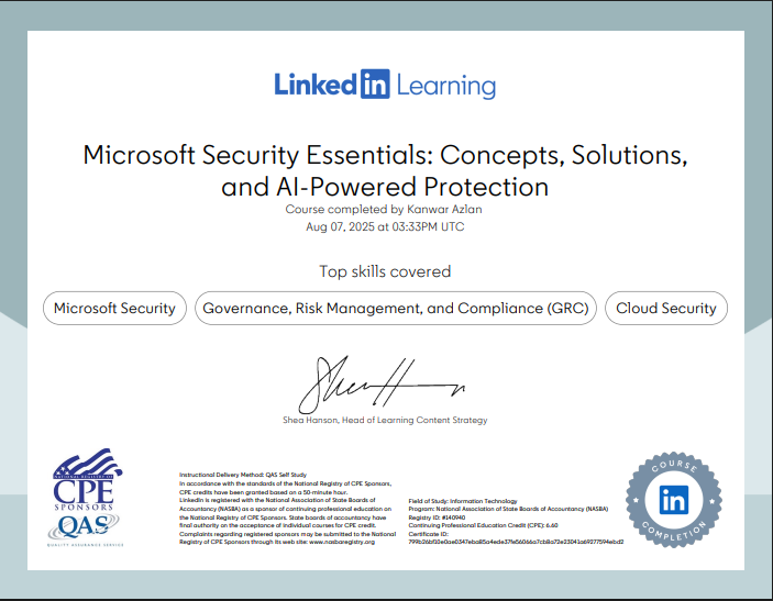 Microsoft Security Essentials