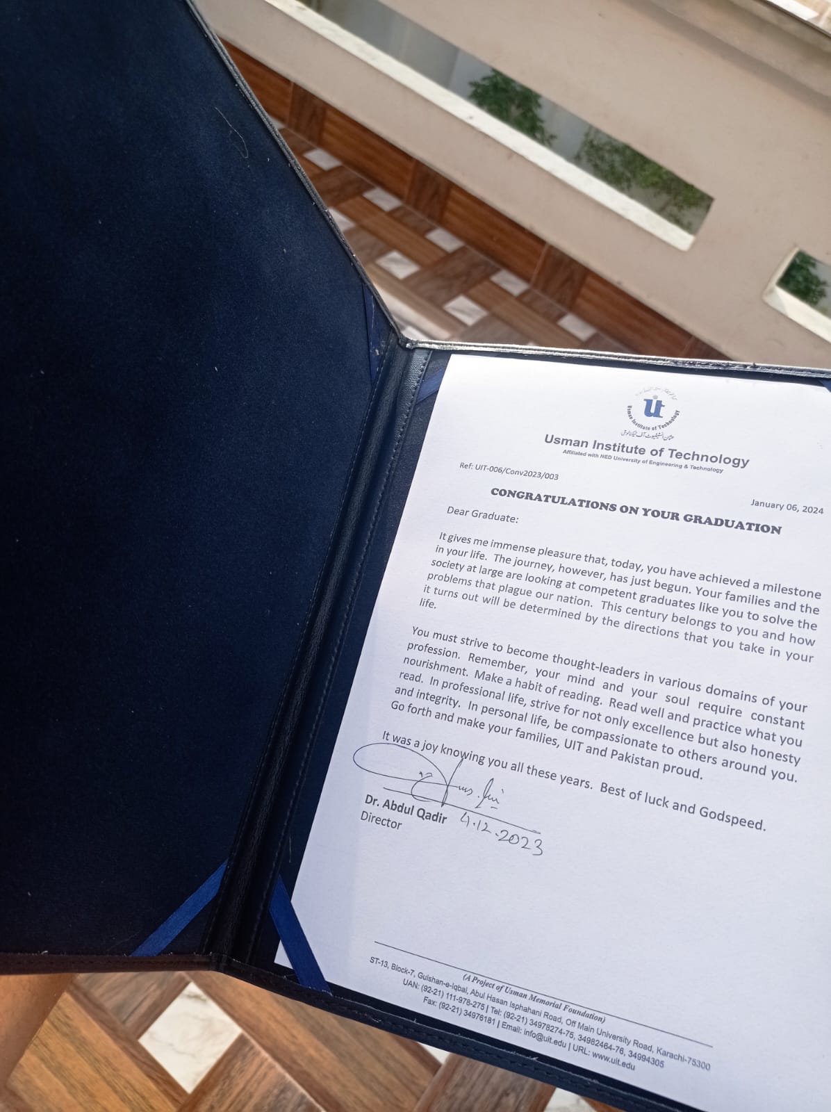 Degree Certificate